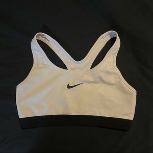White Nike Sports Bra